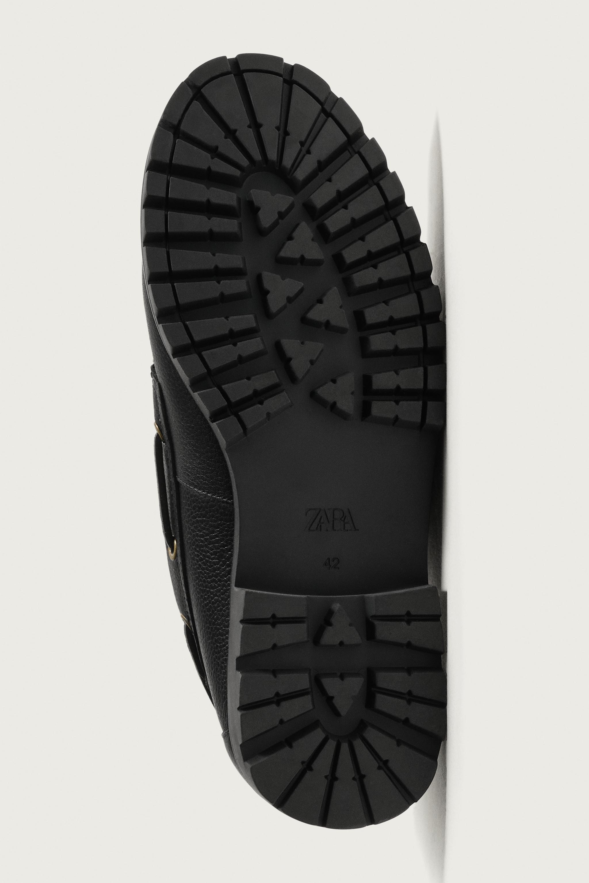 CHAUSSURES BATEAU EN CUIR FRUIT OF THE LOOM™